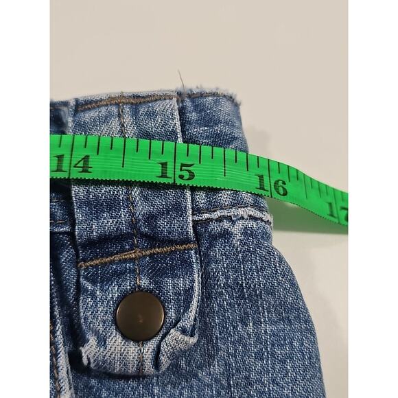 Christopher & Banks Denim Skirt Size 10 A-line Knee Length Casual Western Boho - Picture 8 of 9